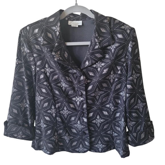 Dress Barn Jackets & Blazers - Sparkly Cropped Black Blazer